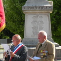 Lecture de l'Appel du 18 Juin 1940 du Géneral de Gaulle par Mr Maurice, Maire d'Arc et Senans