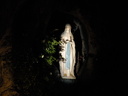 Notre dame de Lourdes illuminée