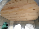 Le nouveau plafond du clocheton. Il reste a faire el dome du clocheton en zinguerie